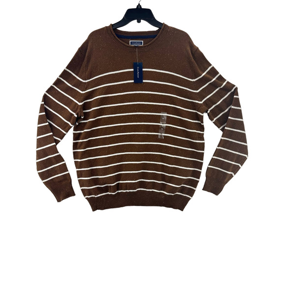 Club Room Other - Club Room Men's Gregor Striped Sweater Brown Size XL MSRP$65